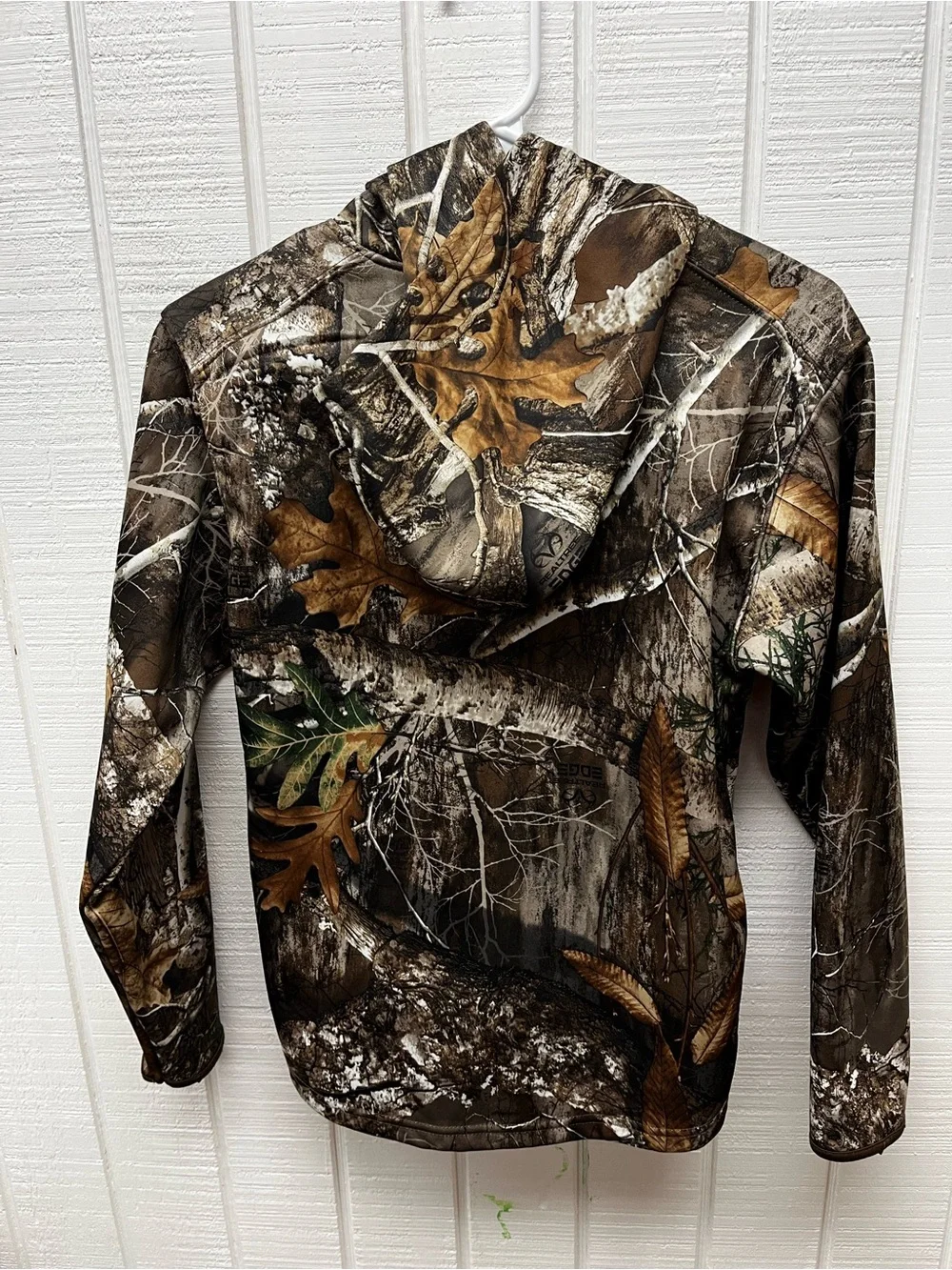 Realtree Camo Hoodie Youth Large Sweatshirt Outdoors Casual LS Fall Colors